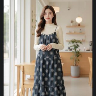 Romper (hanging show button)